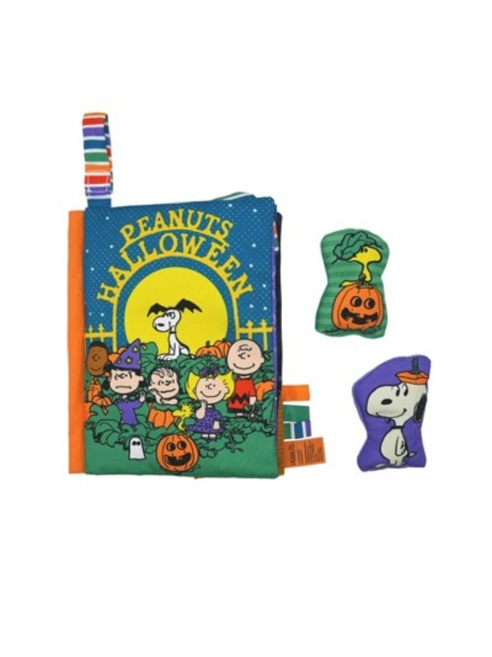 Peanuts Halloween Baby Deluxe Soft Book Set W/Two Removeable Characters